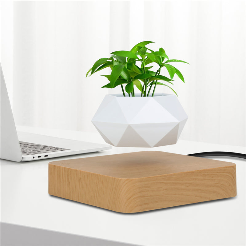 Levitating Air Bonsai Pot Flower Pot Planters Magnetic Suspension Pot - LeviiX