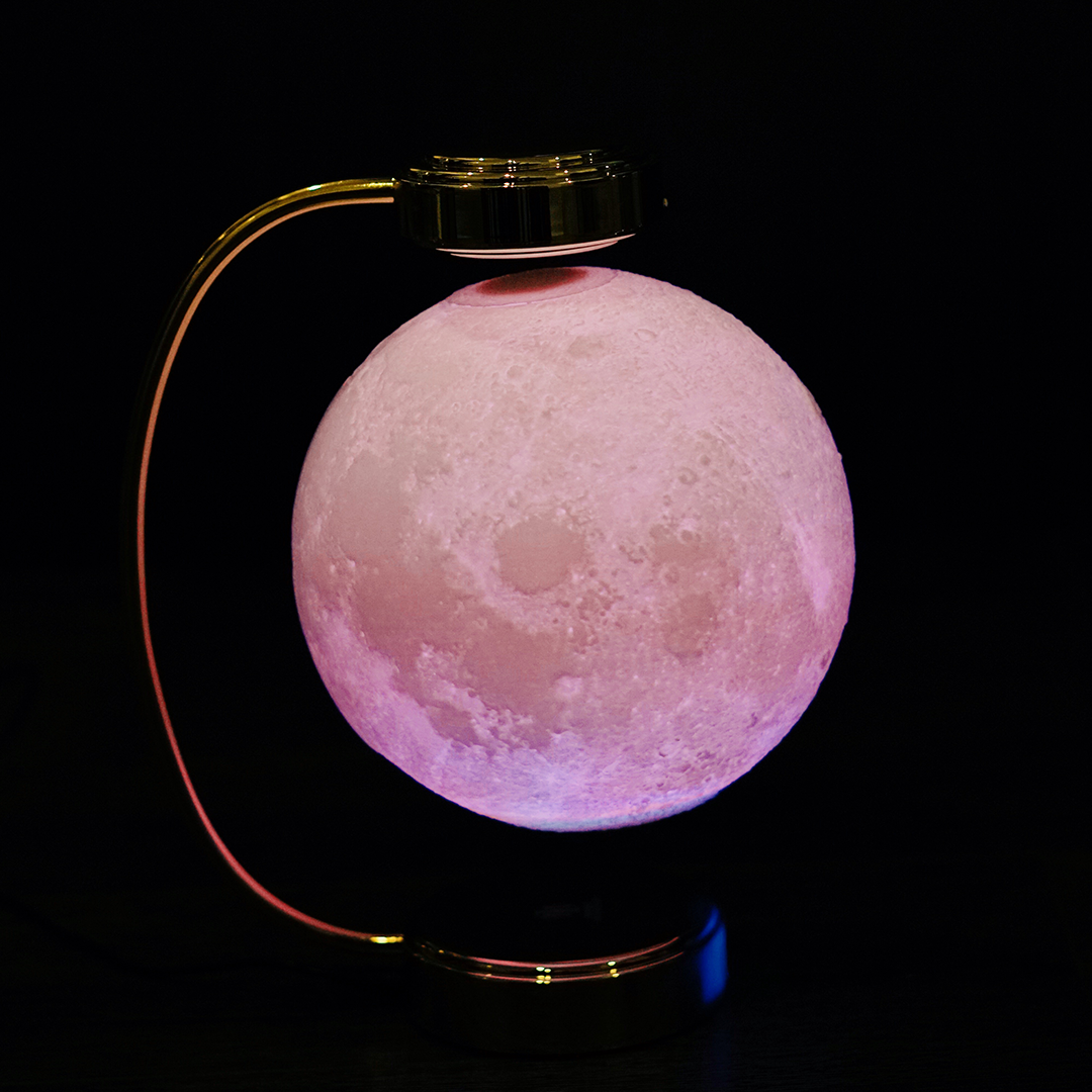 Levitating 8" Moon Lamp - LeviiX